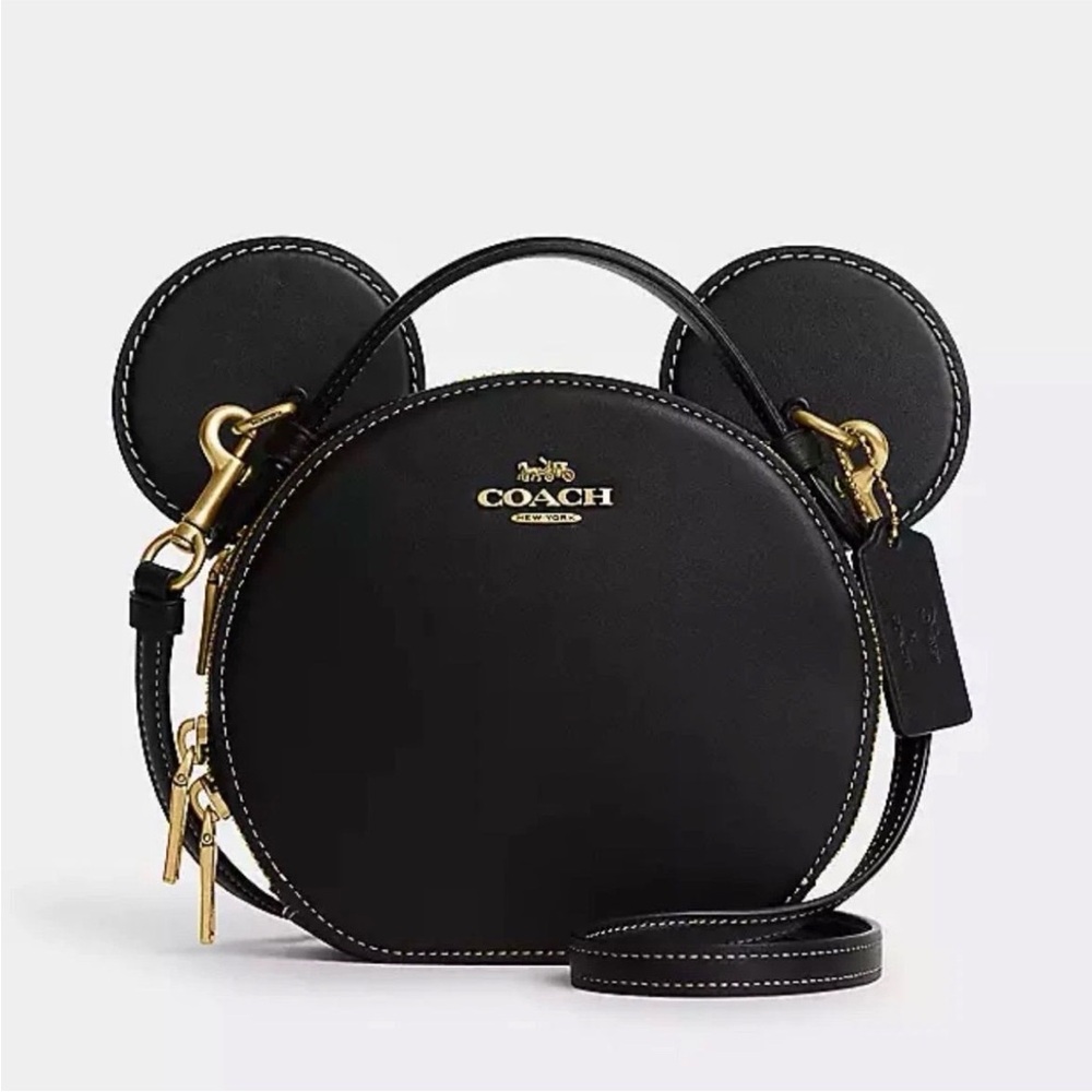 Coach Black Crossbody Bag with Ears